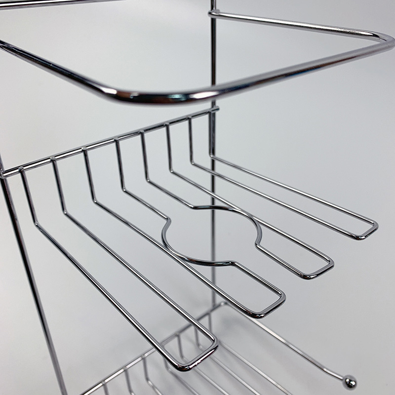 Zhaosheng - Cesta para carrito de ducha, organizador de accesorios de baño, estantes de almacenamiento, estante colgante para carrito de ducha