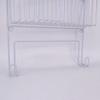 Zhaosheng Hardware - Estante de almacenamiento para soporte de hierro montado en la pared, soporte para tabla de planchar colgante con cesta de almacenamiento grande