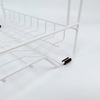 Zhaosheng Hardware - Rejilla para secar platos desmontable blanca de 2 niveles