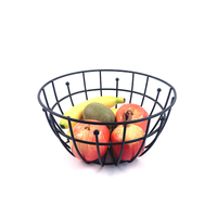Zhaosheng Hardware - Cesta decorativa de almacenamiento de acero y metal para cesta de frutas
