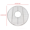 Zhaosheng Hardware - Rejilla de enfriamiento de forma redonda Rejilla de enfriamiento de pan y horneado de acero inoxidable