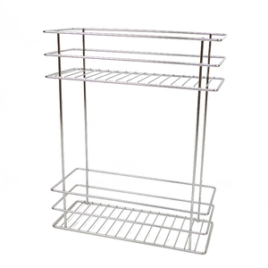 Zhaosheng - Soporte para baño, estante esquinero, organizador de ducha de acero inoxidable, estante de almacenamiento para baño