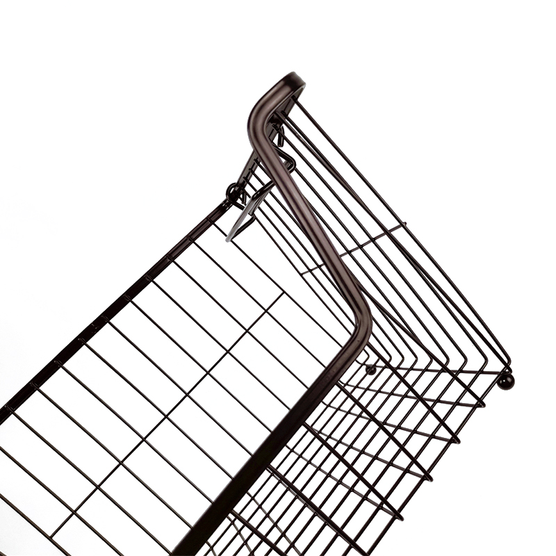Zhaosheng Hardware - Cesta organizadora apilable, cesta de alambre de metal, cesta de almacenamiento apilable para cocina o baño