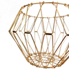 Zhaosheng Hardware - Cesta de frutas plegable decorativa, organizador de pan, cesta de alambre de metal para cocina