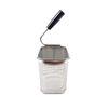 Zhaosheng Hardware - Cesta para cocina de pasta con colador profundo de malla de acero inoxidable con asa