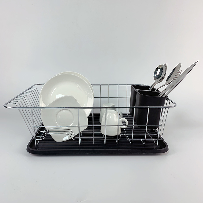 Zhaosheng Hardware - Escurreplatos con soporte para cubiertos y bandeja