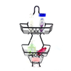Zhaosheng - Estante para carrito de ducha de baño colgante nórdico Estante de baño de 3 capas
