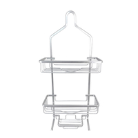 Zhaosheng - Estante de baño de Aluminio Organizador de Ducha Almacenamiento de jabón Estante de baño Organizador de Ducha a Prueba de Herrumbre Caddy