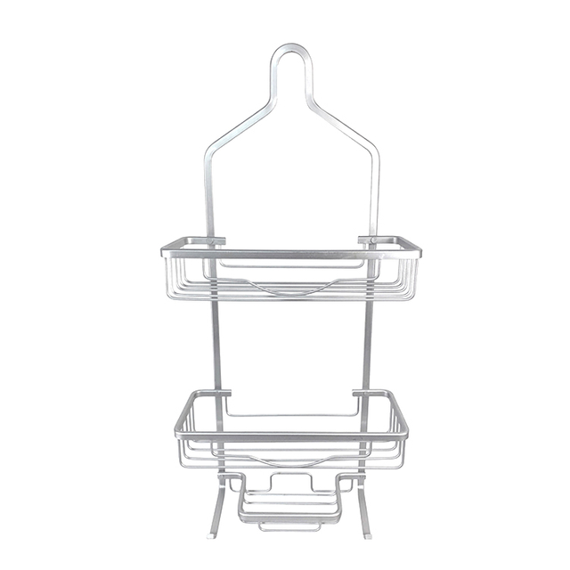 Zhaosheng - Estante de baño de Aluminio Organizador de Ducha Almacenamiento de jabón Estante de baño Organizador de Ducha a Prueba de Herrumbre Caddy