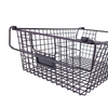 Zhaosheng Hardware - Cesta de almacenamiento apilable para frutas, verduras, alimentos, cesta de almacenamiento apilable de alambre de metal