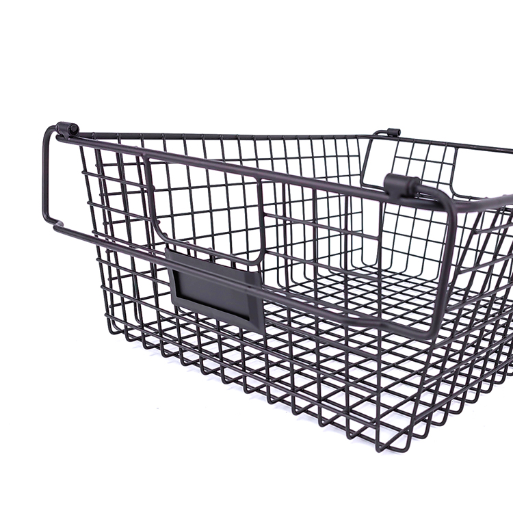 Zhaosheng Hardware - Cesta de almacenamiento apilable para frutas, verduras, alimentos, cesta de almacenamiento apilable de alambre de metal