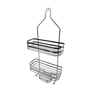 Zhaosheng - Organizador de baño, cesta colgante para ducha, estante de baño de alambre