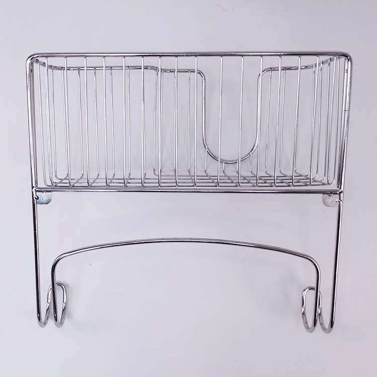 Zhaosheng Hardware - Soporte para tabla de planchar de hierro para montaje en pared, organizador de alambre de metal cromado para tabla de planchar