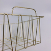 Zhaosheng Hardware - Cesta de malla para uso general, organizador de oficina, cocina, cesta de almacenamiento de metal duradera