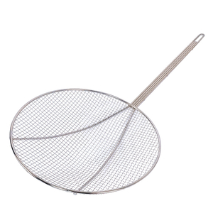 Zhaosheng Hardware - Cesta coladora de alimentos fritos con malla redonda de 12 pulgadas