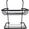Zhaosheng - Estante de baño Estante de Ducha Estante de Ducha Colgante Negro Organizador de Cesta Organizador de Ducha de Aluminio Moderno