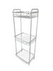 Zhaosheng- Carrito de baño de pie con estante de almacenamiento para baño de primera calidad directo de fábrica con 3 cestas grandes