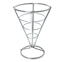 Zhaosheng Hardware - Soporte de metal para conos para patatas fritas, soporte para conos de helado de acero inoxidable