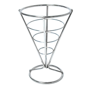 Zhaosheng Hardware - Soporte de metal para conos para patatas fritas, soporte para conos de helado de acero inoxidable