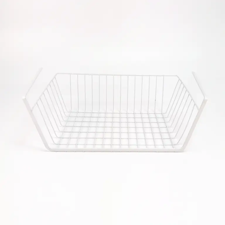 Zhaosheng Hardware - Cesta colgante para almacenamiento debajo del estante, para el hogar, cocina, baño, cesta de alambre para almacenamiento de despensa