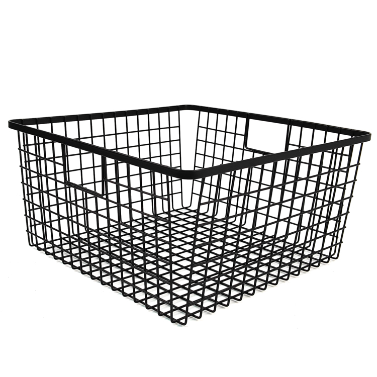 Zhaosheng Hardware - Contenedores de almacenamiento Cocina Armario de alimentos Organizador de almacenamiento Cesta de alambre de metal