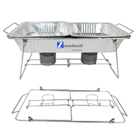 Zhaosheng Hardware - Rejilla plegable para calentador de alimentos, rejilla plegable de alambre para sartenes de tamaño completo