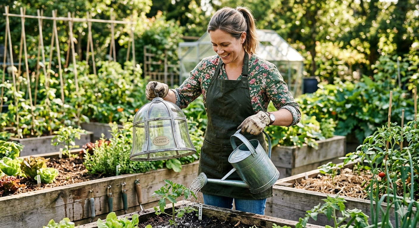 Campana de pl&aacute;stico para plantas