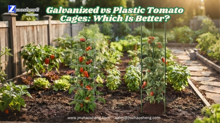 Jaulas para tomates galvanizadas versus jaulas para tomates de plástico: ¿cuál es mejor?