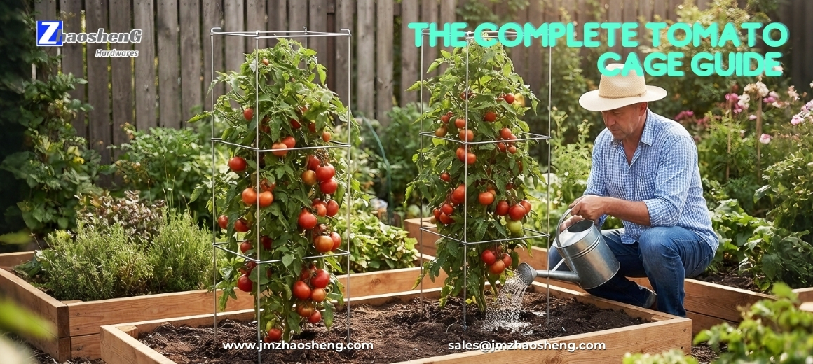 jaula para plantas de tomate