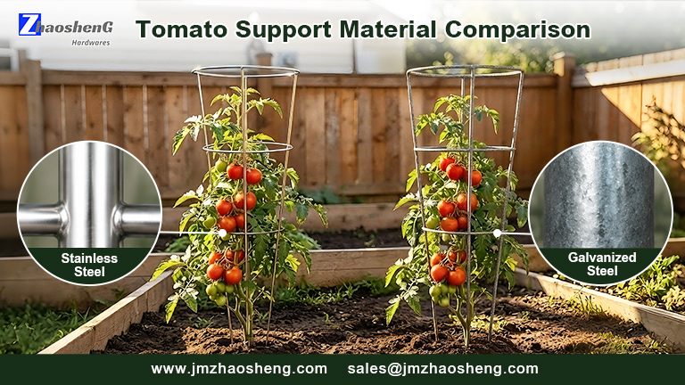 Soporte para tomates de acero inoxidable versus acero galvanizado: ¿cuál es mejor?