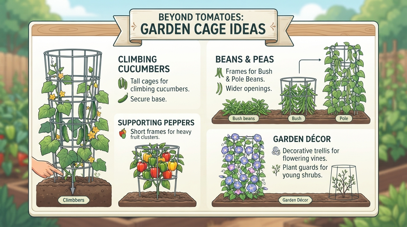 enrejado de tomates de jard&iacute;n